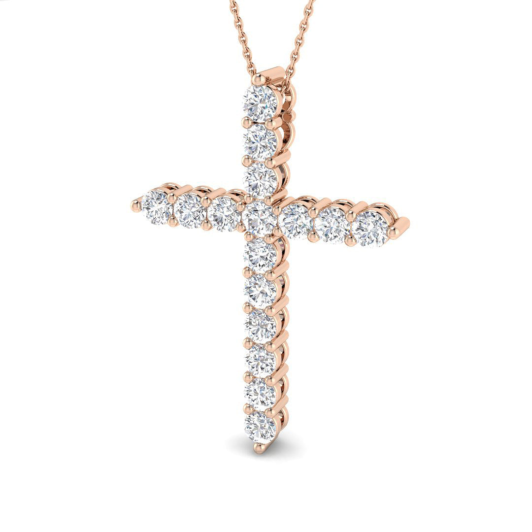 SP5614 — Cross - 9k Rose Gold