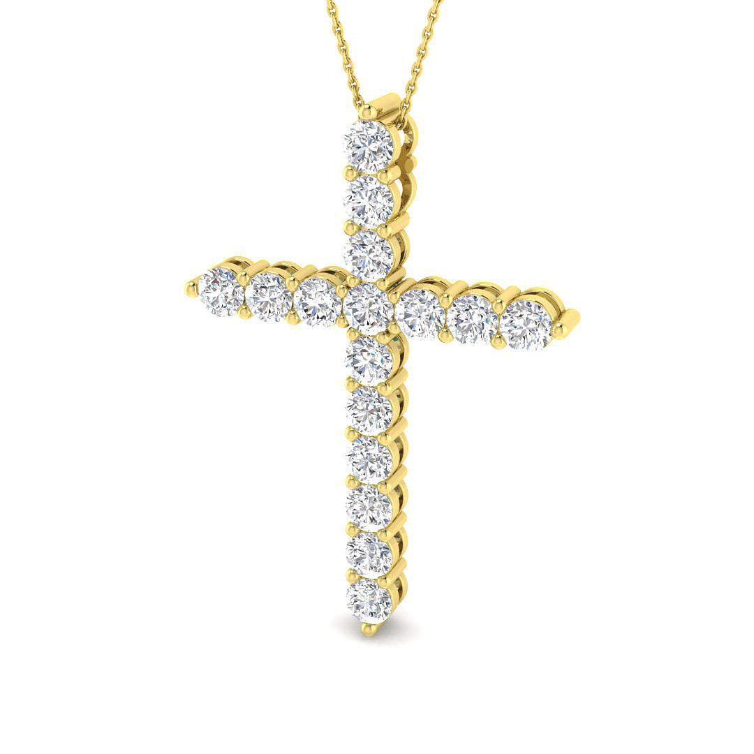 SP5619 — Cross - 9k Yellow Gold