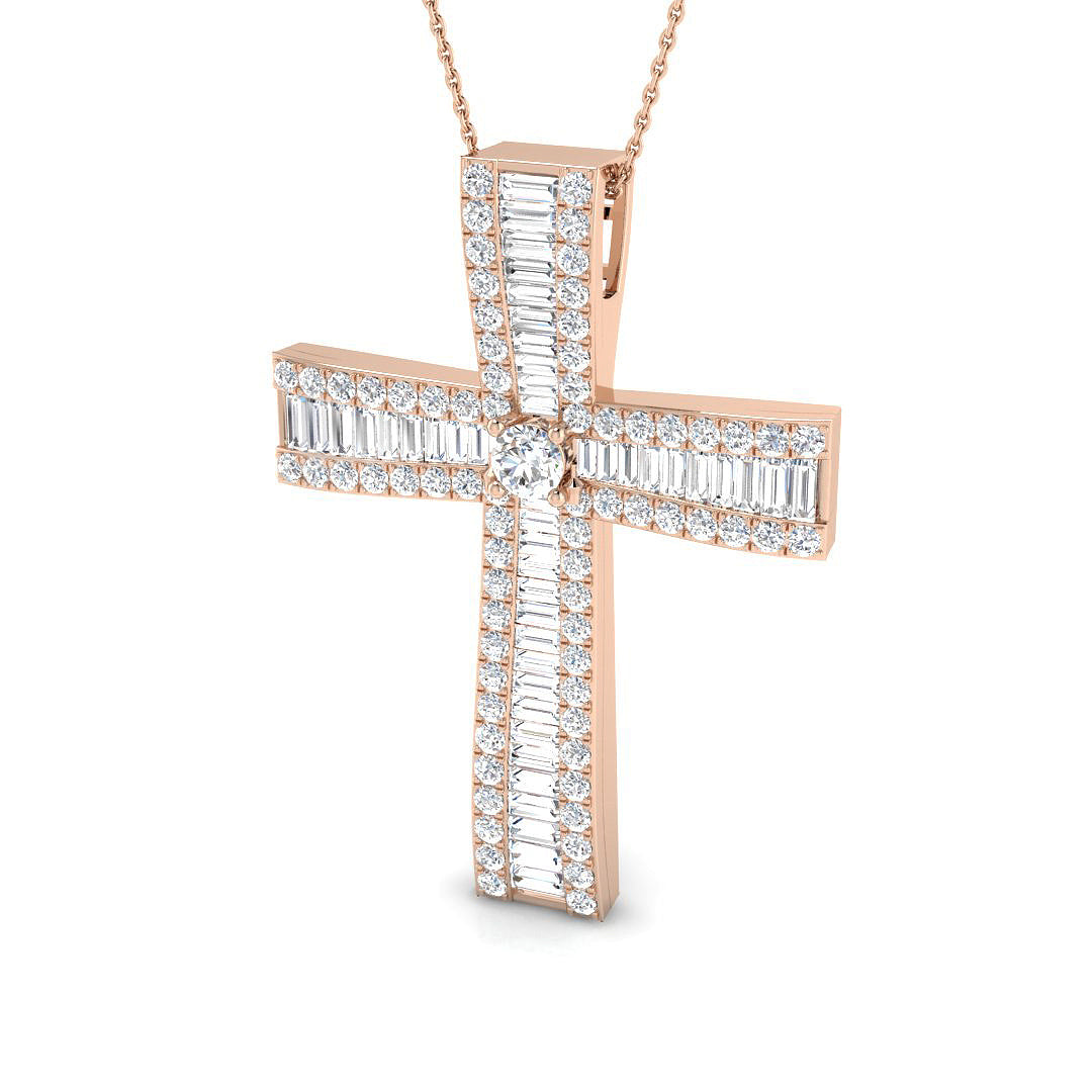 SP5650 — Cross - 9k Rose Gold