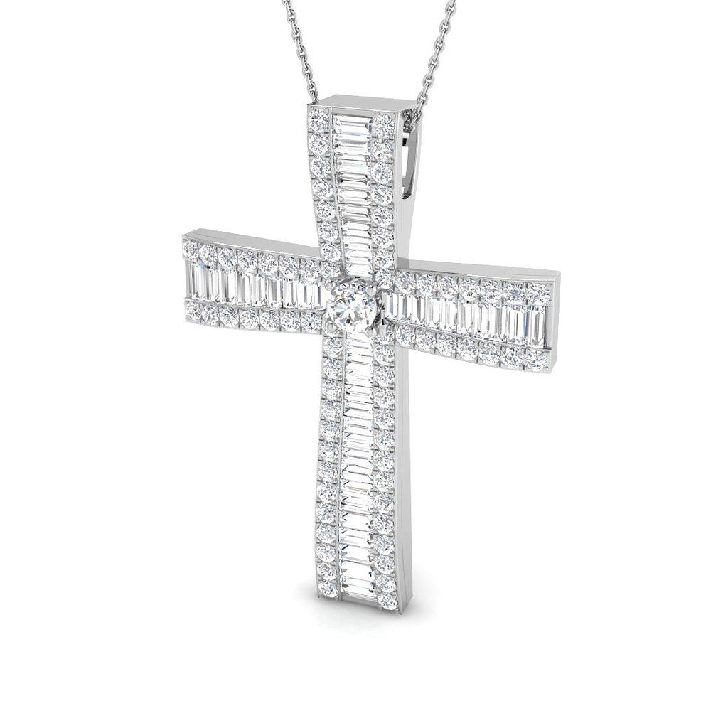 SP5650 — Cross - 9k White Gold