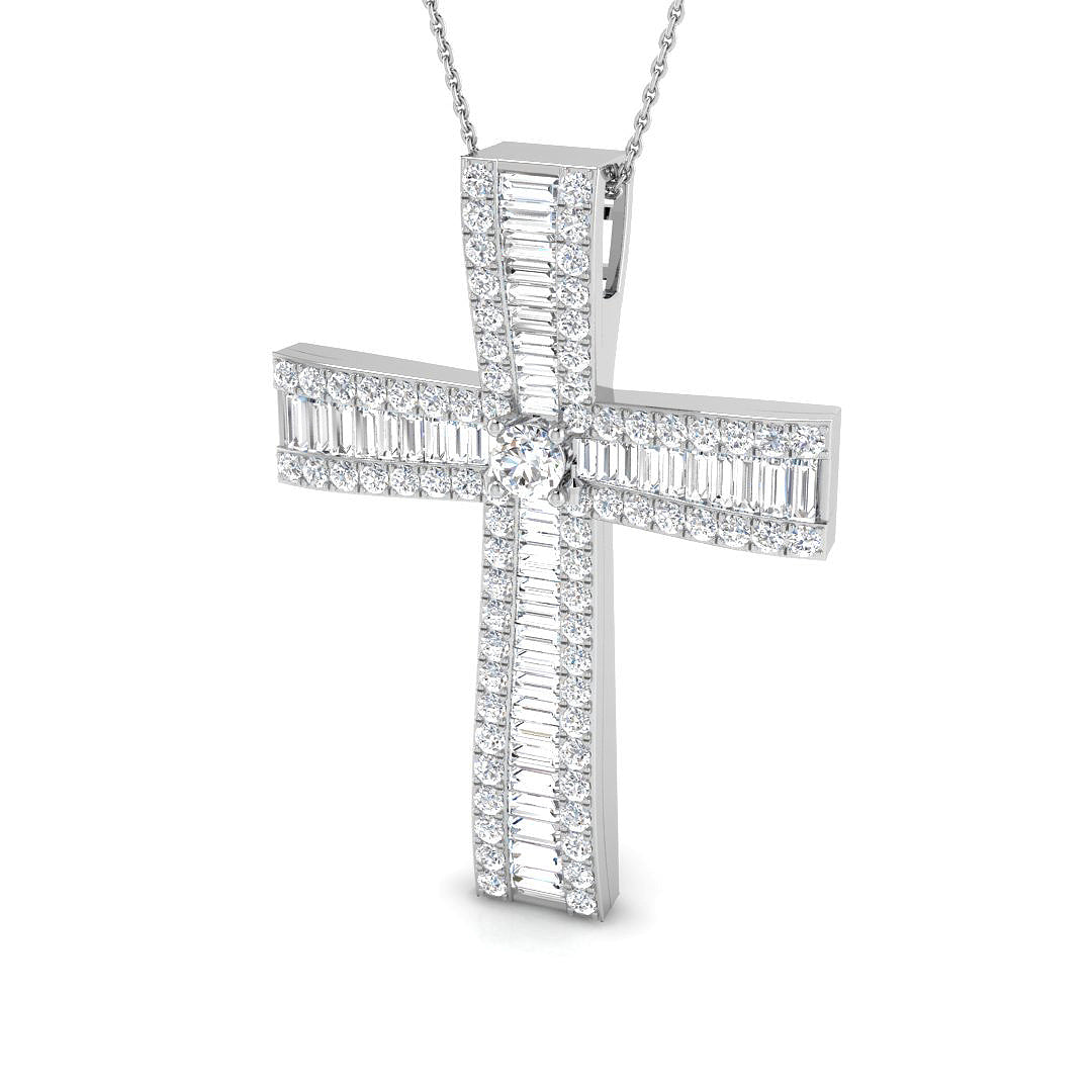 SP5650 — Cross - 9k White Gold
