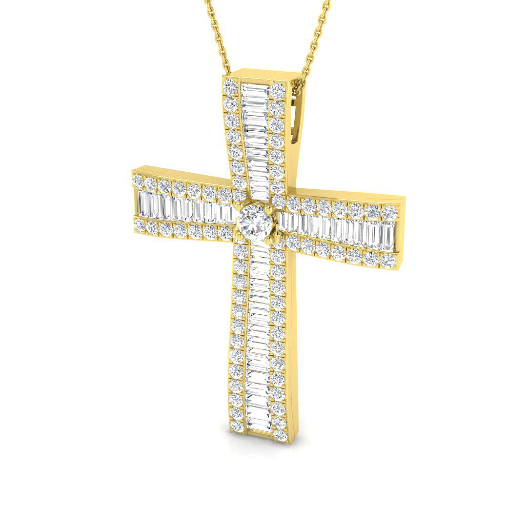 SP5650 — Cross - 9k Yellow Gold