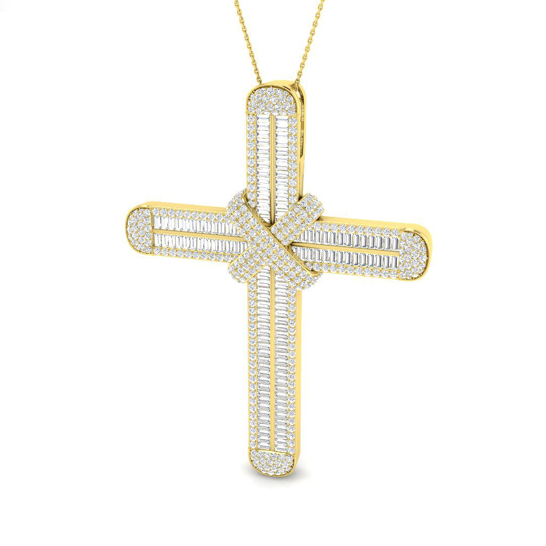 SP5662 — Cross - 9k Yellow Gold