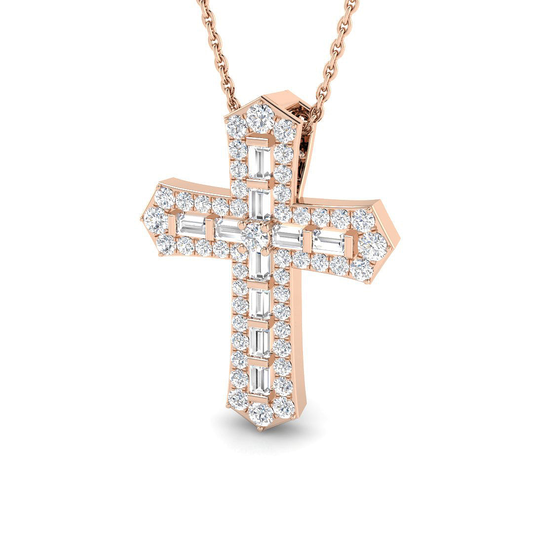 SP5678 — Cross - 9k Rose Gold