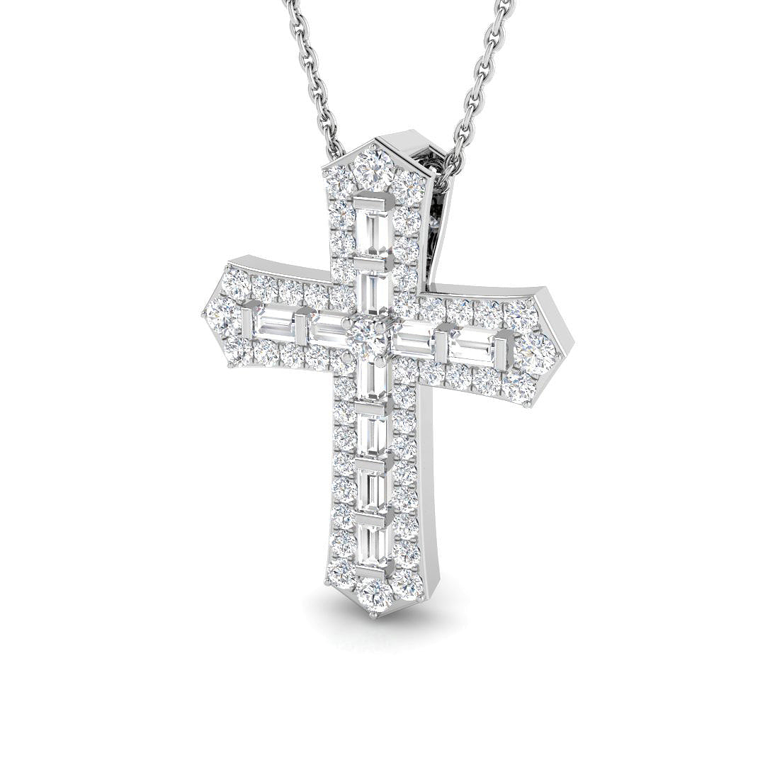 SP5678 — Cross - 9k White Gold