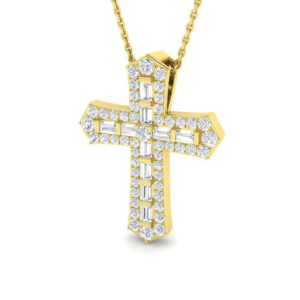 SP5678 — Cross - 9k Yellow Gold