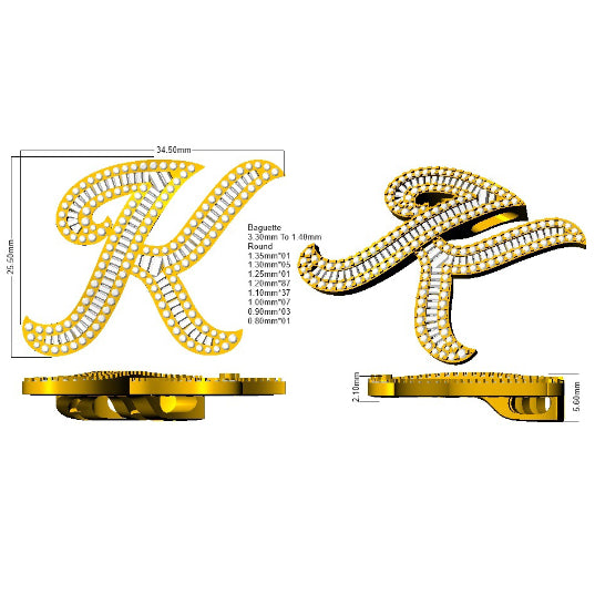 SP5697-K — Pendant - 9k Yellow Gold detail
