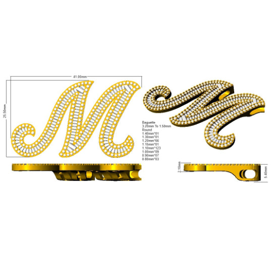 SP5697-M — Pendant - 9k Yellow Gold detail