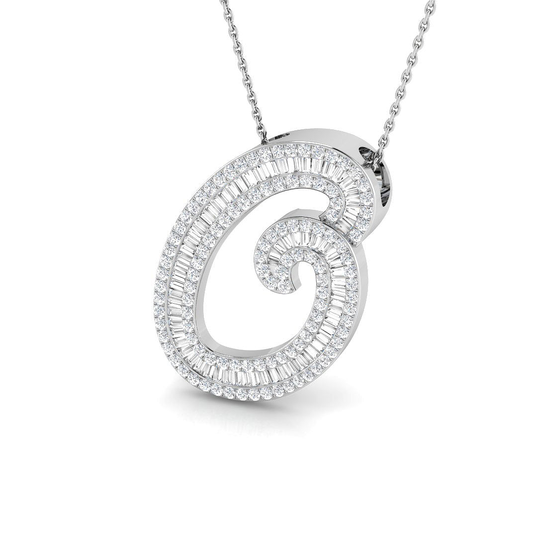 SP5697-O — Pendant - 9k White Gold