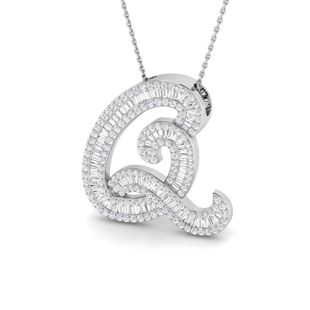 SP5697-Q — Pendant - 9k White Gold