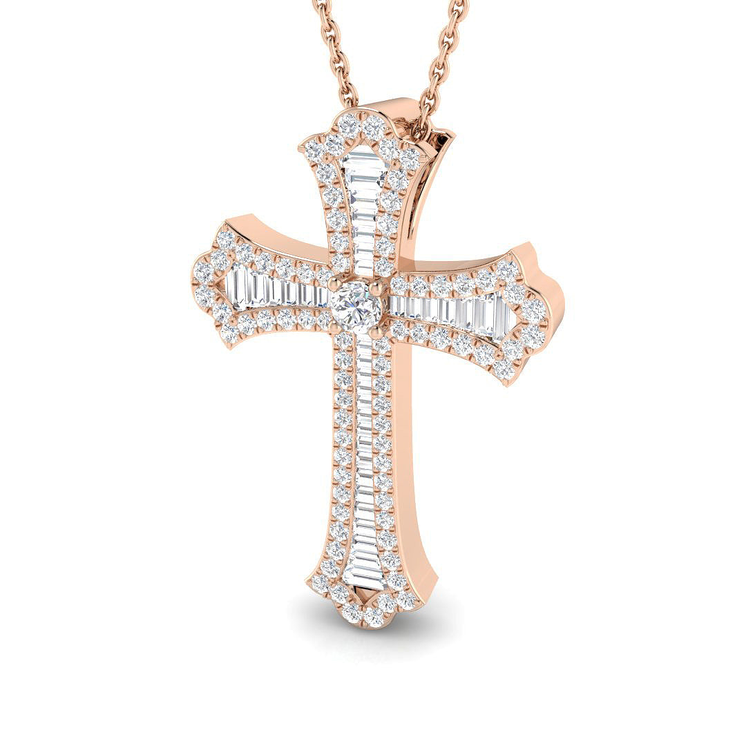 SP5774 — Cross - 9k Rose Gold