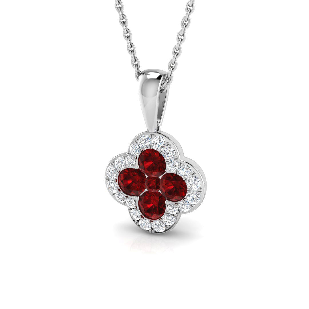 SP5784 — Pendant - 18 KT White Gold