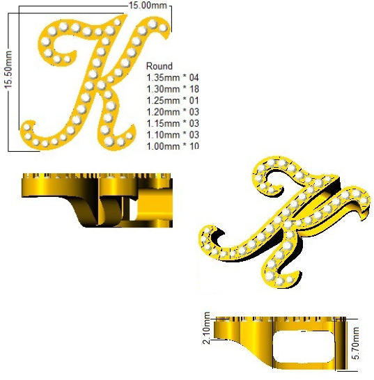 SP5820-K — Pendant - 9k Yellow Gold detail