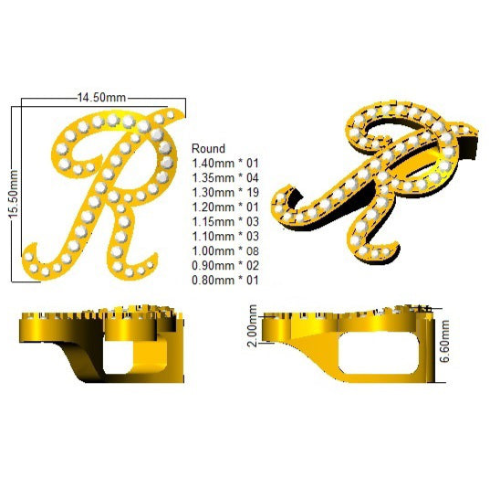 SP5820-R — Pendant - 9k Yellow Gold detail