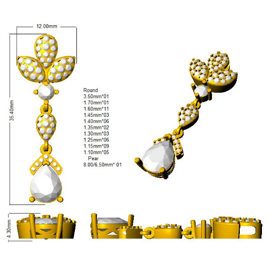 SP5826 — Pendant - 9k Yellow Gold detail