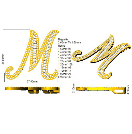 SP5867-M — Pendant - 9k Yellow Gold detail