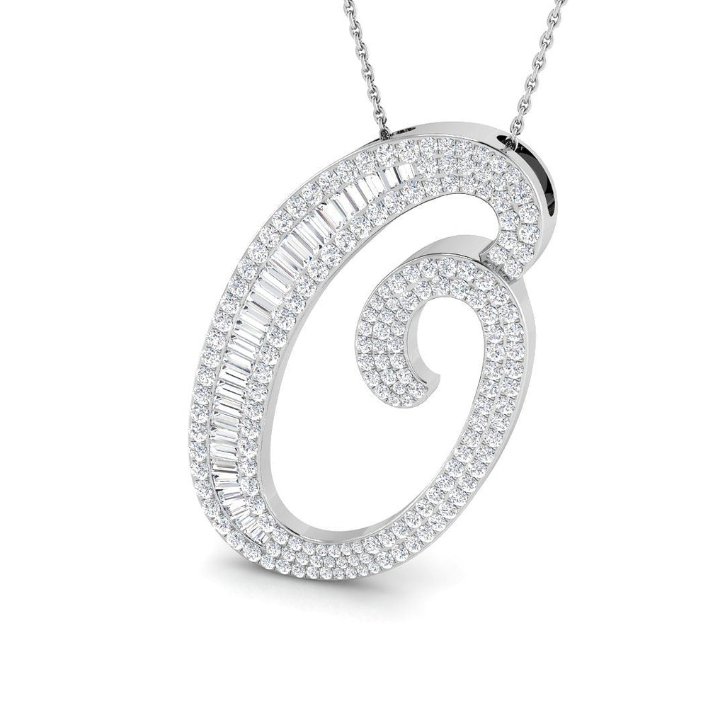 SP5867-O — Pendant - 9k White Gold