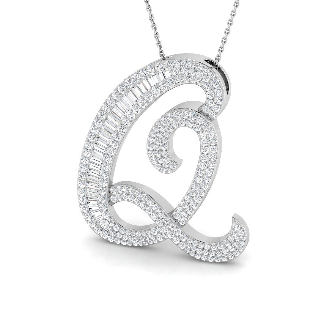 SP5867-Q — Pendant - 9k White Gold