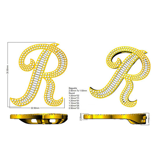 SP5867-R — Pendant - 9k Yellow Gold detail