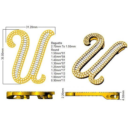 SP5867-U — Pendant - 9k Yellow Gold detail