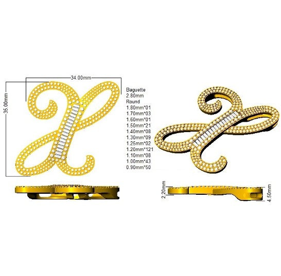 SP5867-X — Pendant - 9k Yellow Gold detail