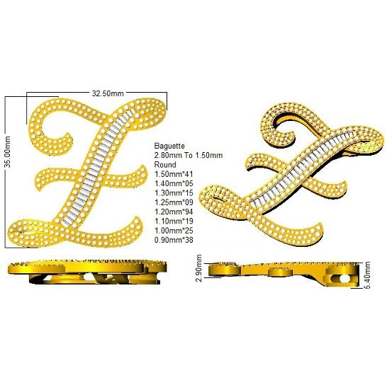 SP5867-Z — Pendant - 9k Yellow Gold detail