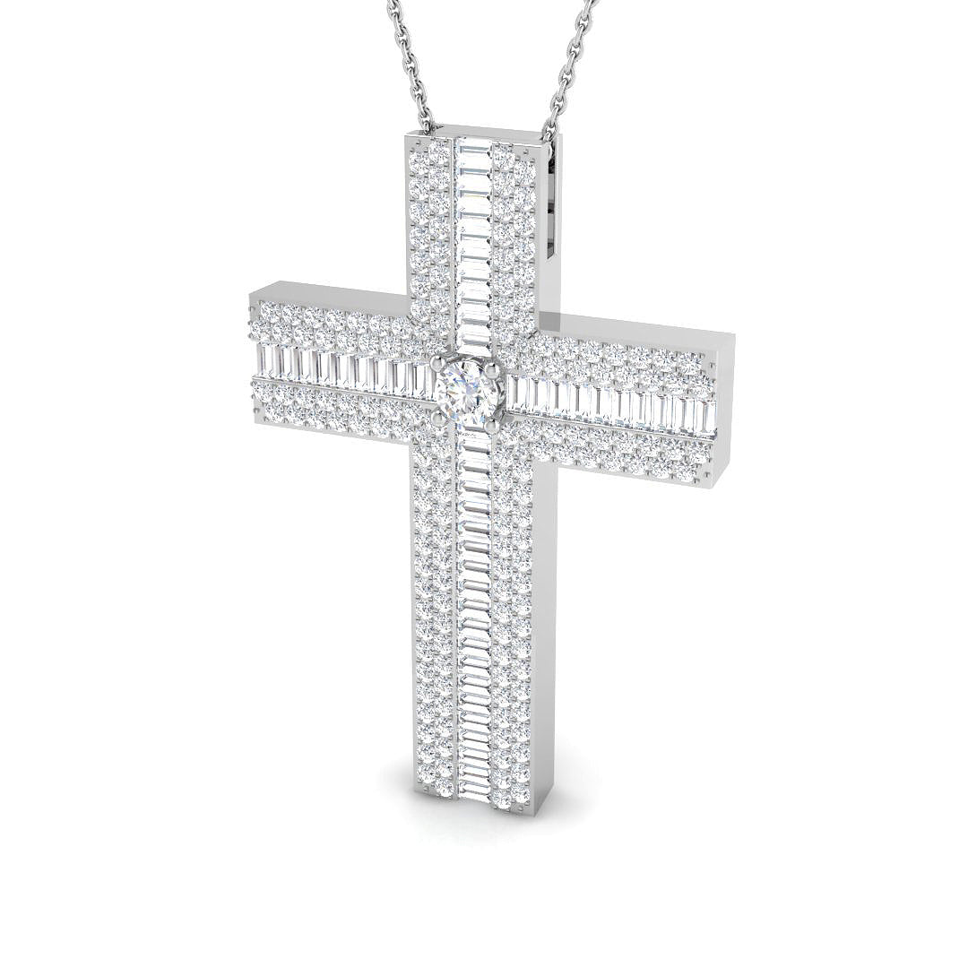 SP5880 — Cross - 9k White Gold