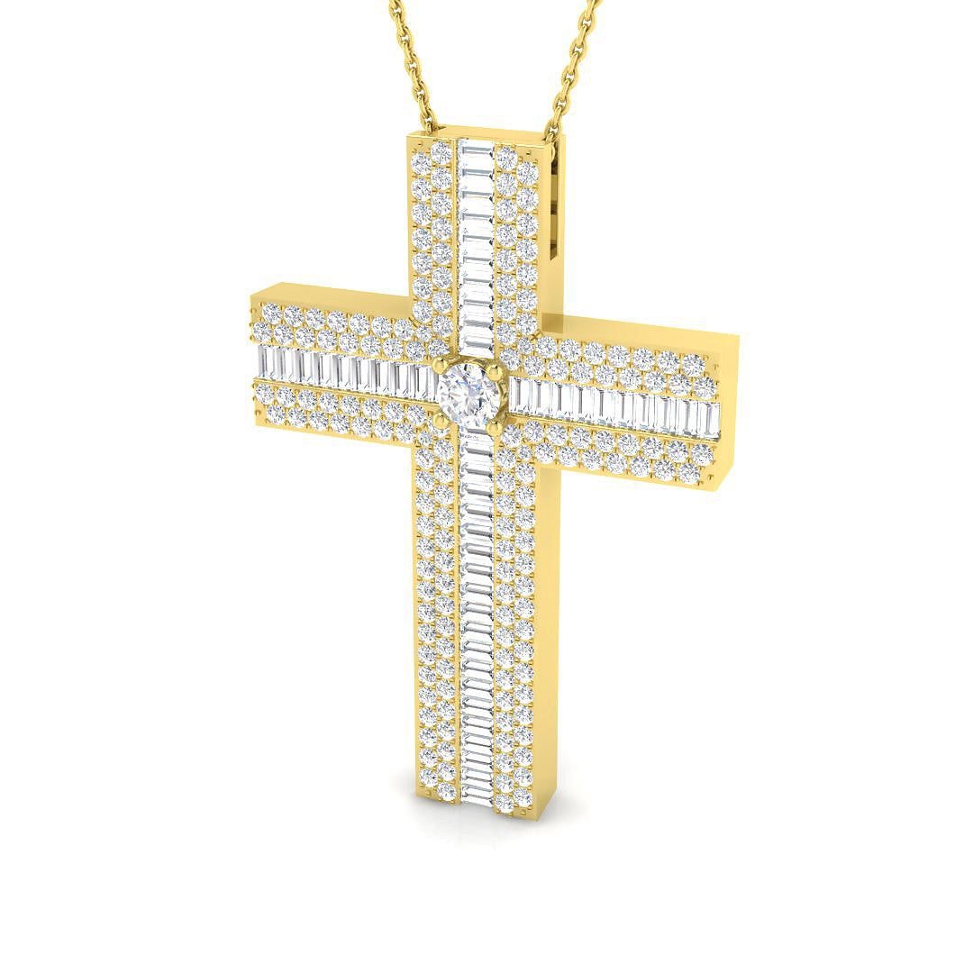 SP5880 — Cross - 9k Yellow Gold