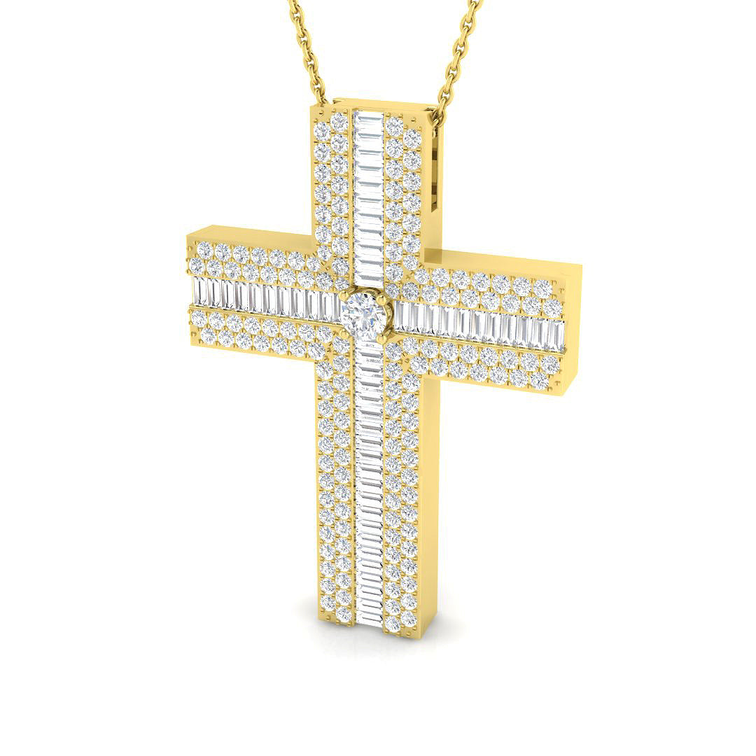 SP5882 — Cross - 9k Yellow Gold