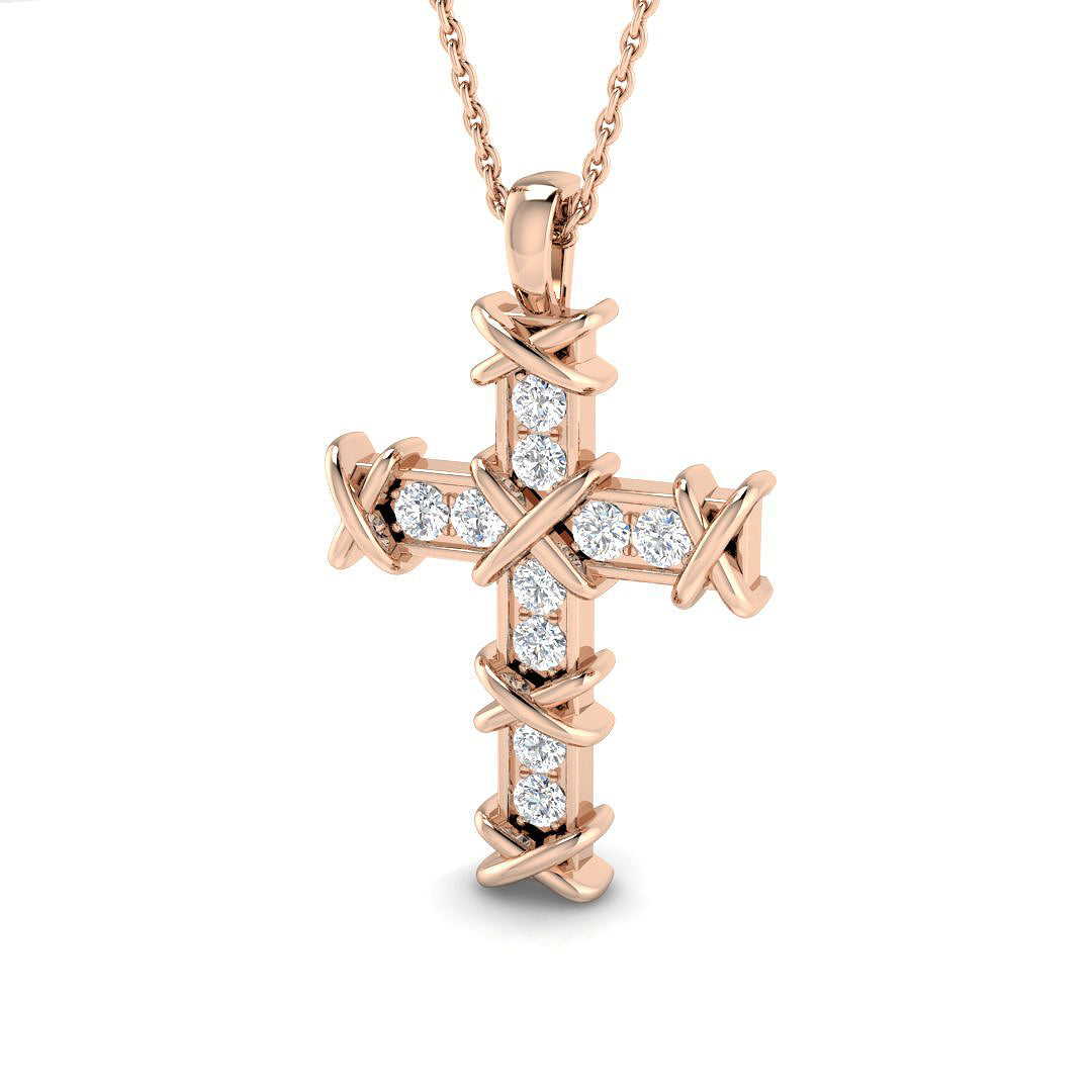 SP5936 — Cross - 9k Rose Gold
