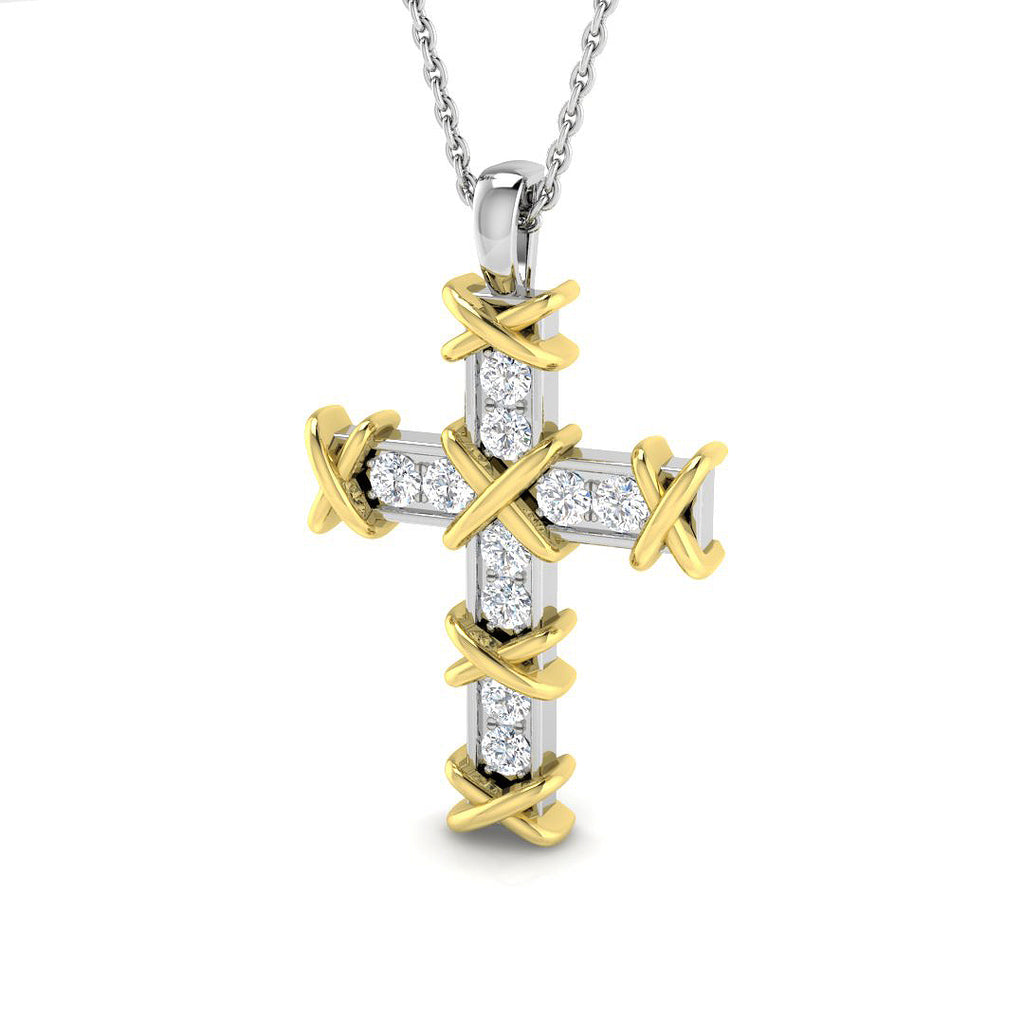 SP5936 — Cross - 950/18KT Two Tone