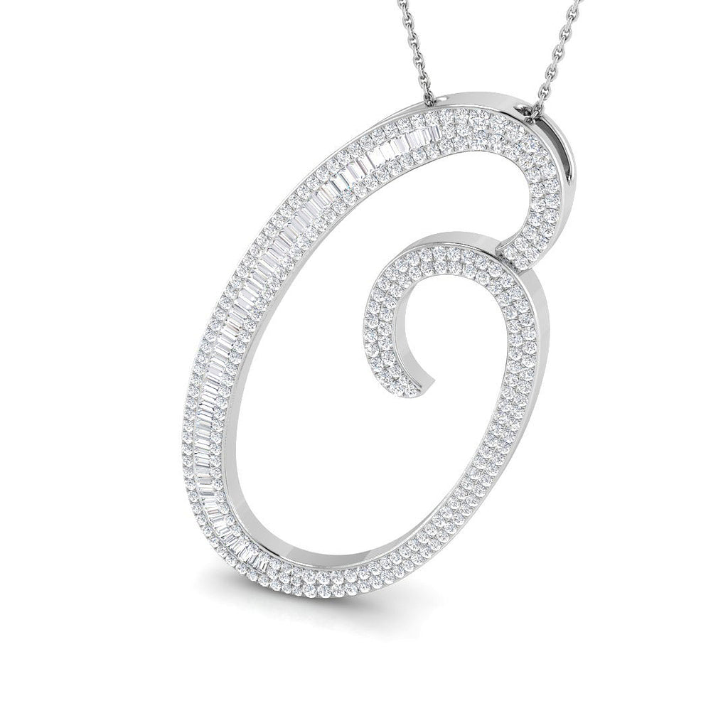 SP5948-O — Pendant - 9k White Gold