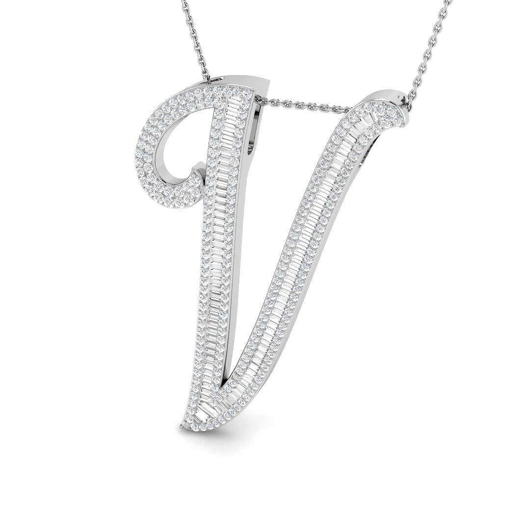 SP5948-V — Pendant - 9k White Gold