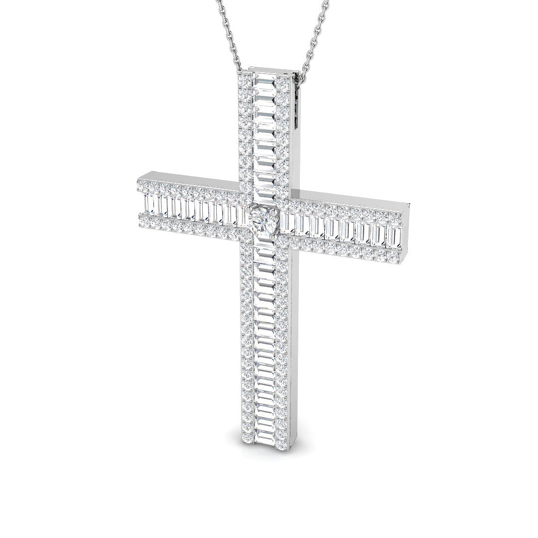 SP5969 — Cross - 9k White Gold