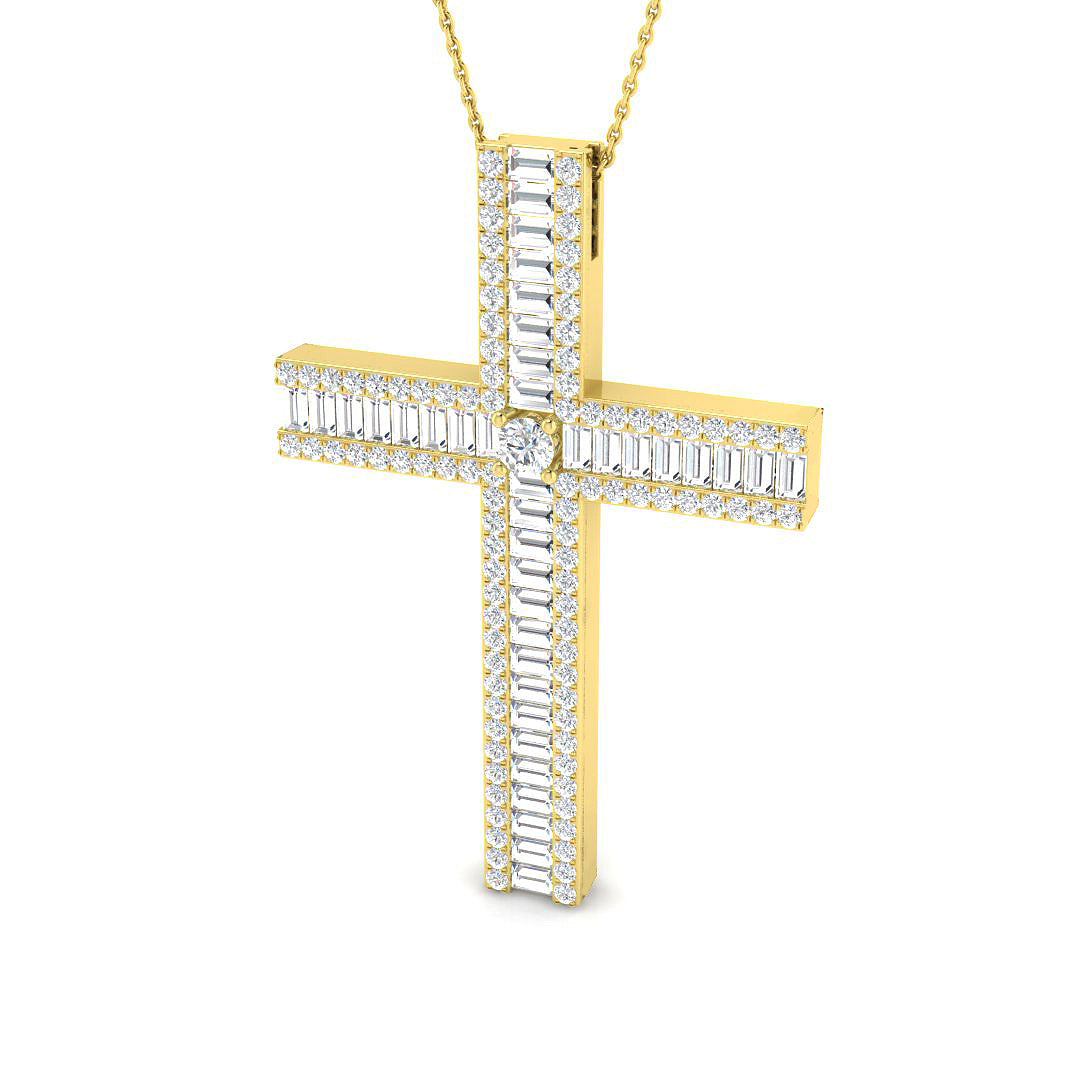 SP5969 — Cross - 9k Yellow Gold