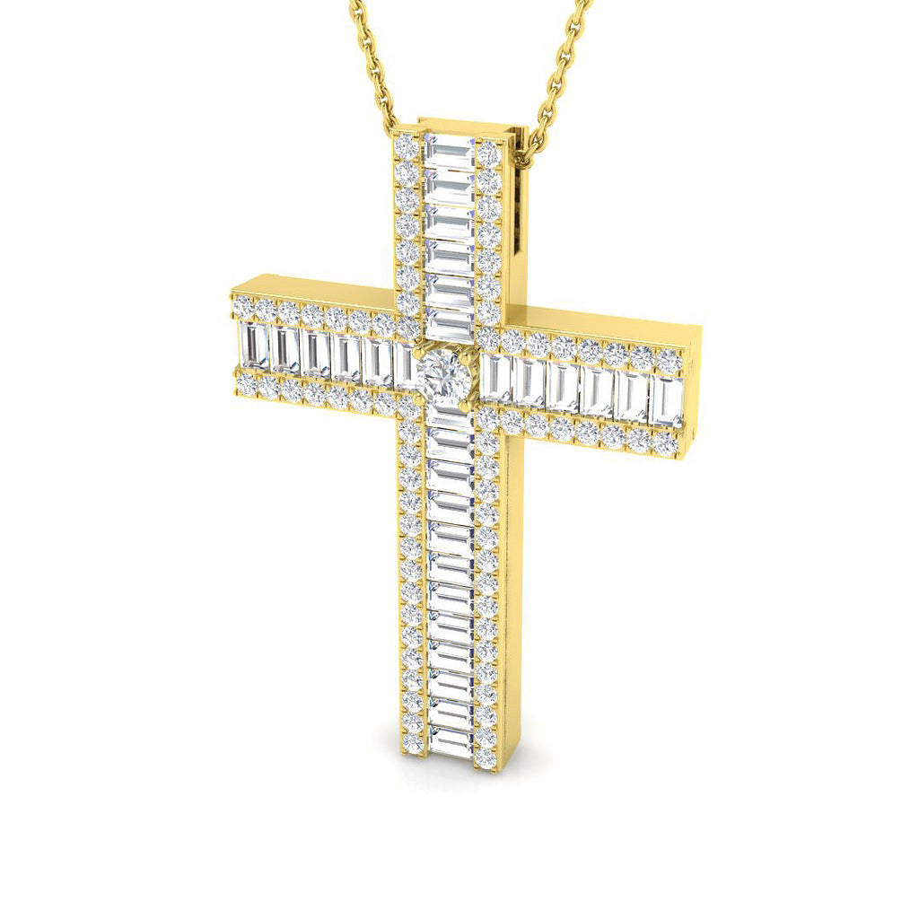 SP5971 — Cross - 9k Yellow Gold