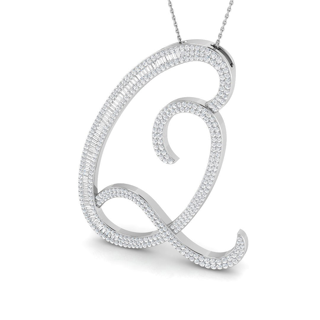 SP5980-Q — Pendant - 9k White Gold