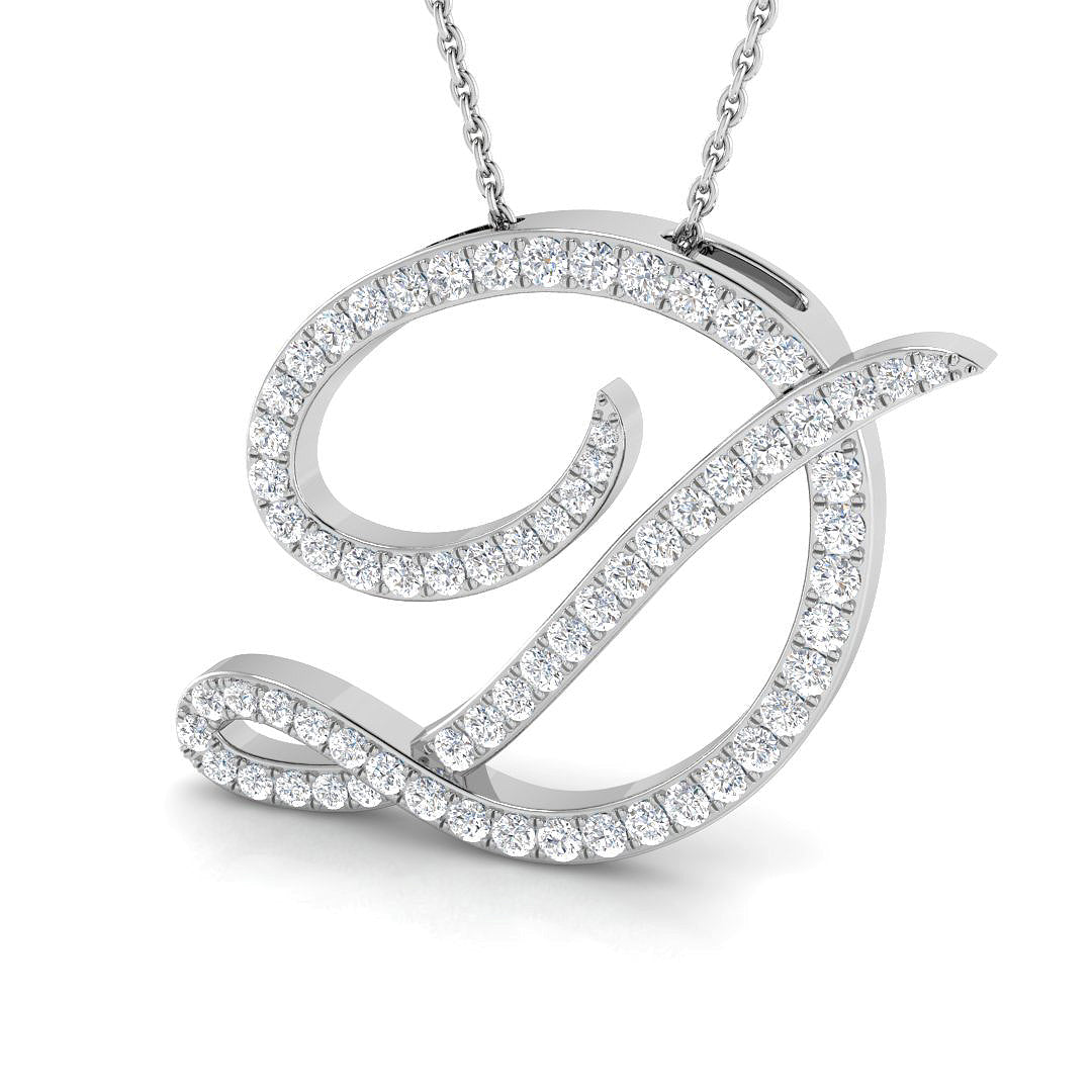 SP6014-D — Pendant - 9k White Gold