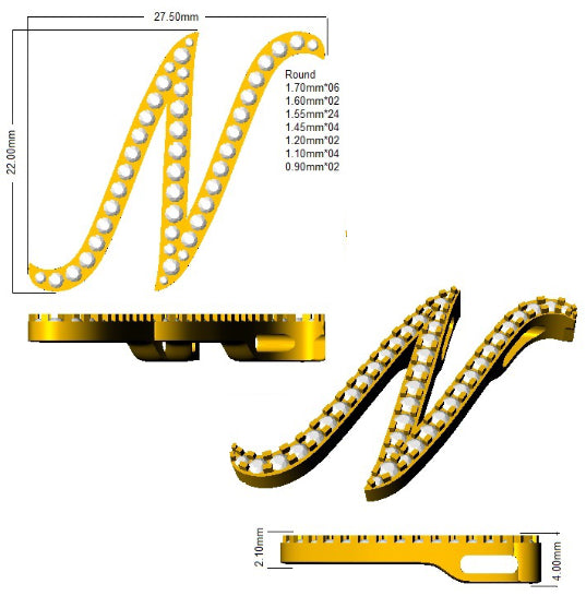 SP6014-N — Pendant - 9k Yellow Gold detail