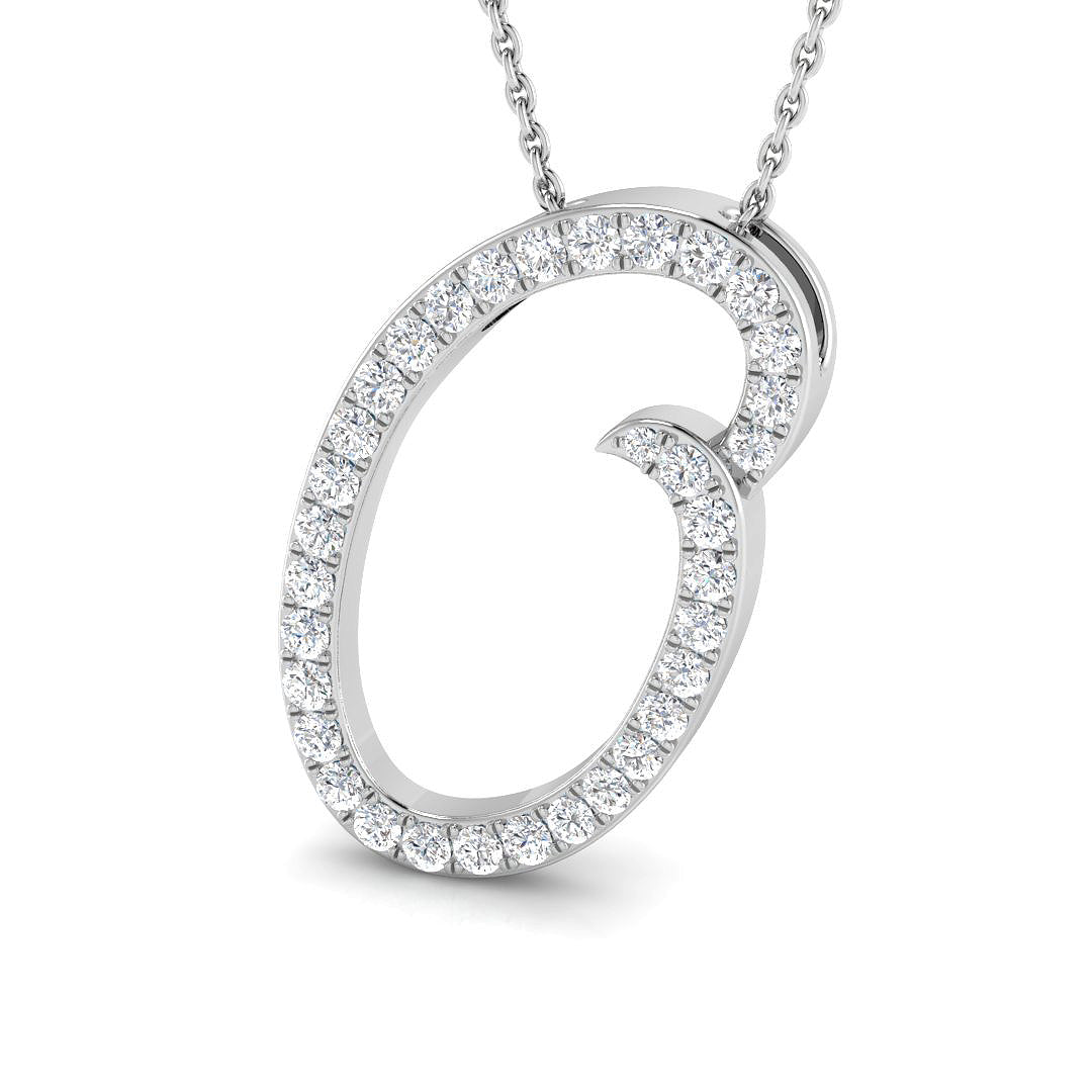 SP6014-O — Pendant - 9k White Gold