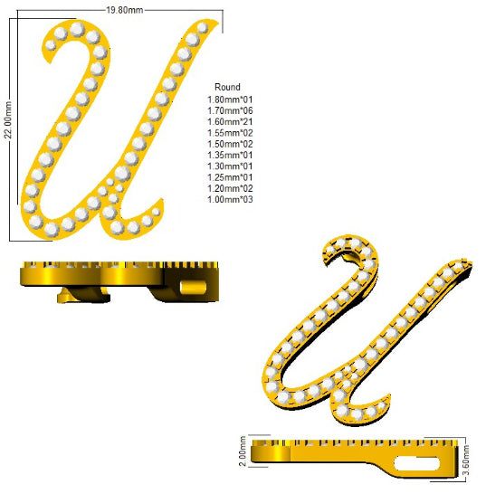 SP6014-U — Pendant - 9k Yellow Gold detail