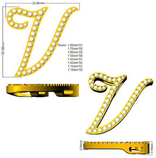 SP6014-V — Pendant - 9k Yellow Gold detail