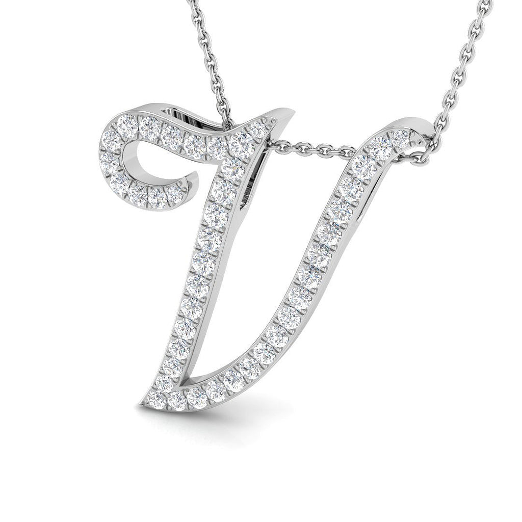 SP6014-V — Pendant - 9k White Gold
