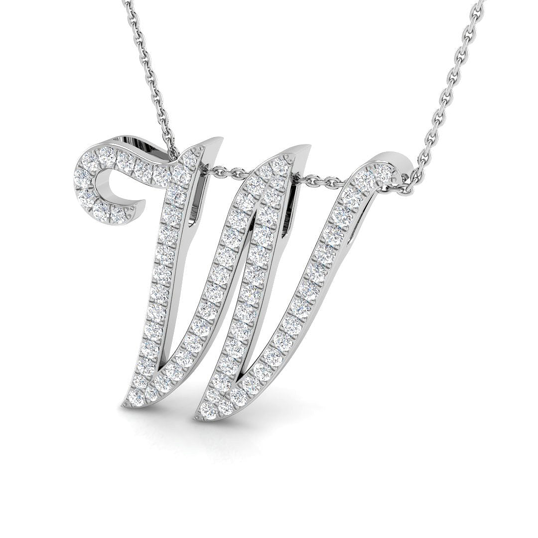 SP6014-W — Pendant - 9k White Gold