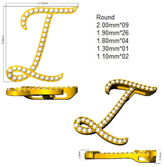 SP6016-I — Pendant - 9k Yellow Gold detail