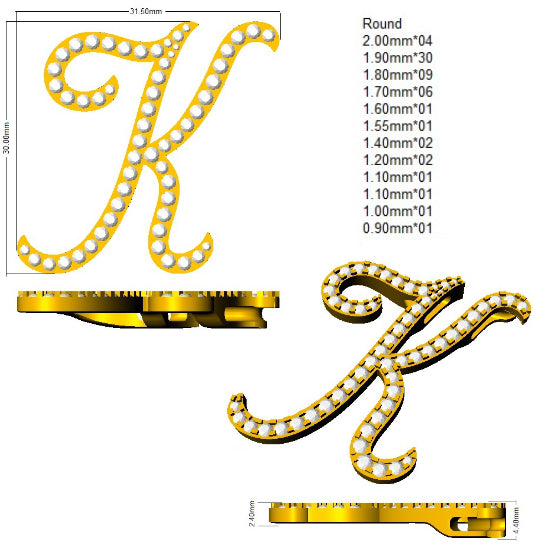 SP6016-K — Pendant - 9k Yellow Gold detail