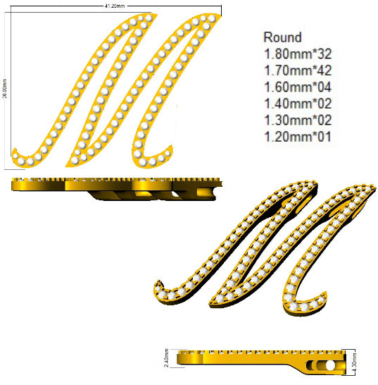 SP6016-M — Pendant - 9k Yellow Gold detail