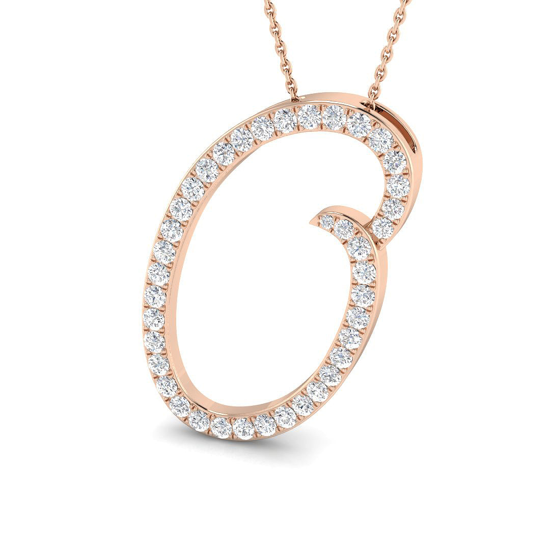 SP6016-O — Pendant - 9k Rose Gold
