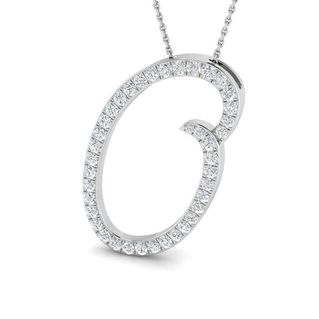 SP6016-O — Pendant - 9k White Gold