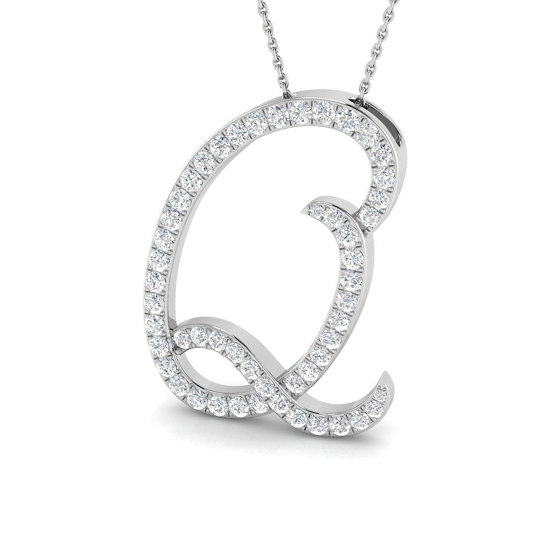 SP6016-Q — Pendant - 9k White Gold
